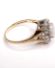 Sch�ner englischer vintage Ring mit Edel-Opal + Smaragden 375/000 Gelbgold B4331