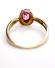 Sch�ner englischer vintage Ring mit rosa Topas in 375/000 Gelbgold B4332