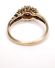 Sch�ner englischer vintage Ring mit Saphiren + Diamanten 375/000 Gelbgold B43376