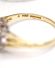 Sch�ner englischer Ring mit Saphir und 0.35ct Diamanten 750/000 Gelbgold B4340