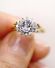 Sch�ner englischer Ring mit Saphir und 0.35ct Diamanten 750/000 Gelbgold B4340