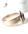 Antiker h�bscher Ring mit Granat und Flussperlen aus 333/000 Rotgold B4358