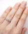 Antiker wundersch�ner wertvoller Ring mit 0,90ct Brillanten aus Platin B4344