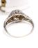 Wundersch�ner antiker Art Deco Ring mit Diamanten aus 750 Weissgold B4346