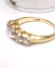 Antiker britischer Ring mit �ber 1ct Diamanten in 750 Gelbgold um 1900 B4345
