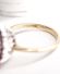 Sch�ner vintage Ring mit Edel-Opal + Rubin + Diamanten 375/000 Gelbgold B4370