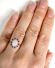 Sch�ner vintage Ring mit Edel-Opal + Rubin + Diamanten 375/000 Gelbgold B4370