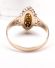 Wunderbarer antiker Art Deco Ring mit T�rkis und Perlen 585/000 Gelbgold B4378