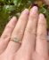 Antiker britischer Ring mit Smaragd und Diamanten in 750 Gelbgold um 1900 B4367