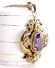 Antiker wundersch�ner Biedermeier Anh�nger 333/000 Gelbgold mit Amethyst B4380