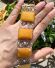 Sehr breites Art Deco Armband 835/000 Silber mit Butterscotch Bernstein B4404
