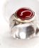 Silberschmiede Anfertigung Ring 925 Silber mit sch�nem Feuer Opal B4403