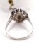 Antiker sch�ner Art Deco Ring 835 Silber mit Koralle und Markasiten B4420