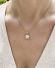 Sehr h�bscher vintage Anh�nger 750/000 Weissgold mit 0.35ct Brillanten B4436