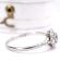 Antiker sch�ner Ring 750/000 Weissgold mit ca.0.40ct Diamanten B4442