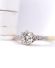 Antiker orig. Asprey Ring mit 0.50ct Brillanten in 750 Gelbgold + Platin B4443