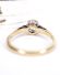 Antiker orig. Asprey Ring mit 0.50ct Brillanten in 750 Gelbgold + Platin B4443
