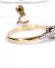 Antiker orig. Asprey Ring mit 0.50ct Brillanten in 750 Gelbgold + Platin B4443