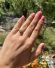 Antiker orig. Asprey Ring mit 0.50ct Brillanten in 750 Gelbgold + Platin B4443