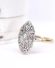 Wunderbarer antiker Art Deco Ring mit Diamanten 585 Gelbgold + Platin B4454