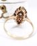 Wunderbarer antiker Art Deco Ring mit Diamanten 585 Gelbgold + Platin B4454