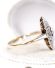 Wunderbarer antiker Art Deco Ring mit Diamanten 585 Gelbgold + Platin B4454