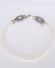 Art Deco Flussperlen Armband 585 Gold + Platin Schliesse mit Brillanten B3389
