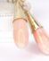 Art Deco Ohrh�nger mit Engelshaut Koralle Pampeln 800 Silber vergoldet B4447