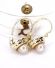 Antike Art Deco Ohrringe mit Perlen 585/000 Gelbgold B�gel B4450