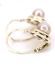 Antike Art Deco Ohrringe mit Perlen 585/000 Gelbgold B�gel B4450