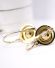 Antike Art Deco Ohrringe mit Perlen 585/000 Gelbgold B�gel B4450