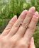 Antike Laurin Ohrringe mit roten Steinen 585 Gelbgold B�gel und Double B4453