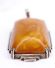 Antiker grosser Art Deco Anh�nger 835 Silber mit Butterscotch Bernstein B4458