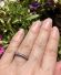 Sch�ner englischer vintage Ring 375/000 Gelbgold Aquamarin + Diamanten B4466