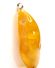 Sehr grosser Anh�nger 750 Weissgold mit Butterscotch Bernstein B4460