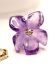 Zauberhafte vintage Amethyst Ohrstecker 585/000 Gelbgold und Brillanten B4457