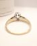 Edler vintage Ring mit 0.33ct Solit�r Brillant aus 375/000 Gelbgold B4470
