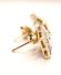 Vintage Ohrstecker aus 375/000 Weissgold mit Diamanten Art Deco Design B4462