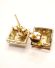 Vintage Ohrstecker aus 375/000 Weissgold mit Diamanten Art Deco Design B4462