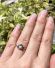 Antiker englischer Ring aus 375/000 Rotgold mit Opal und Granat B4465
