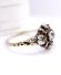 Antiker Ring der Neorenaissance ca. 1860 aus 14ct Gelbgold und Silber B4447