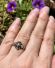 Antiker Ring der Neorenaissance ca. 1860 aus 14ct Gelbgold und Silber B4447