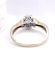 Sch�ner englischer vintage Ring 375/000 Gelbgold Saphir + Diamanten B4480