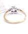 Englischer vintage Ring aus 375/000 Gelbgold Tansanit und Brillanten B4481