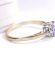Englischer vintage Ring aus 375/000 Gelbgold Tansanit und Brillanten B4481