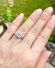 Englischer vintage Ring aus 375/000 Gelbgold Tansanit und Brillanten B4481
