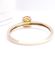 Schlichter englischer vintage Ring 375/000 Gelbgold mit Feueropal B4478