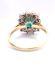 Kostbarer vintage Ring mit Smaragd und Brillanten in 750/000 Gelbgold B4482