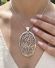 Antiker grosser Anh�nger aus Silber um 1900 mit Schneegl�ckchen B4484