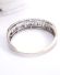 Edler vintage Band - Ring mit 0.50ct Diamanten aus 750/000 Weissgold B4493
